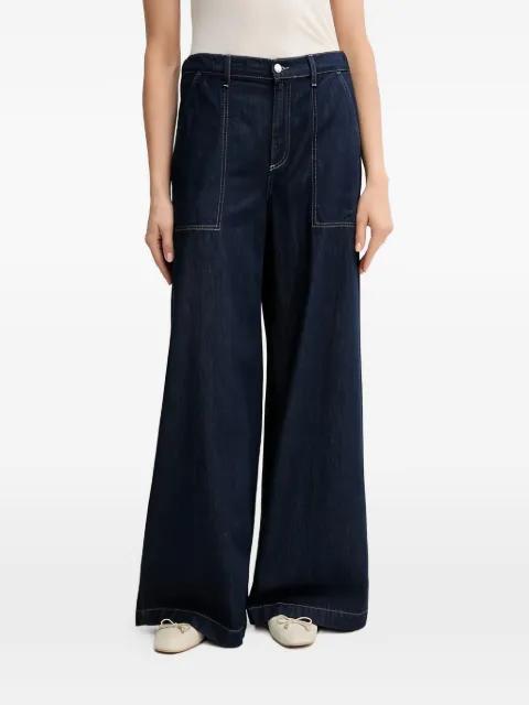 pocket wide-leg jeans by BENETTON