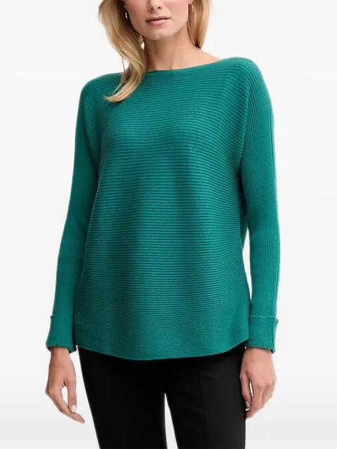 ribbed boat-neck sweater by BENETTON