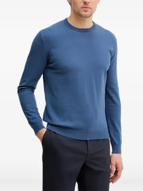 ribbed crew-neck sweatshirt by BENETTON