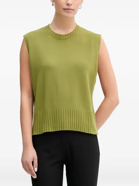 ribbed sleeveless knitwear by BENETTON