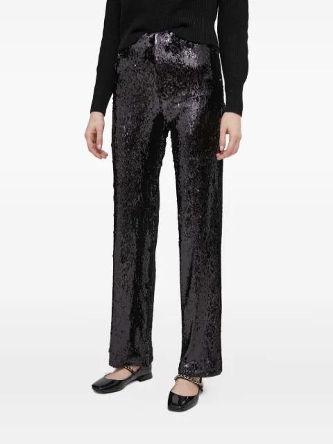 sequin-embellishment trousers by BENETTON