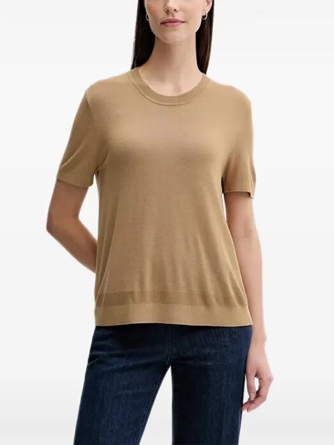 short-sleeve knitted T-shirt by BENETTON