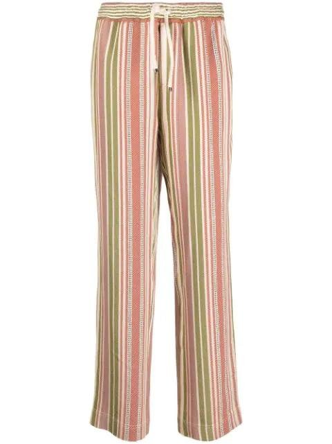 striped straight-leg trousers by BENJAMIN BENMOYAL