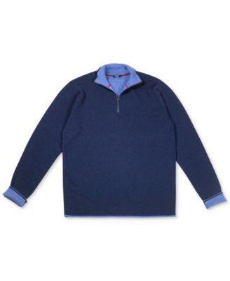 Men's Roosevelt Relaxed-Fit Quarter-Zip Sweater by BENSON