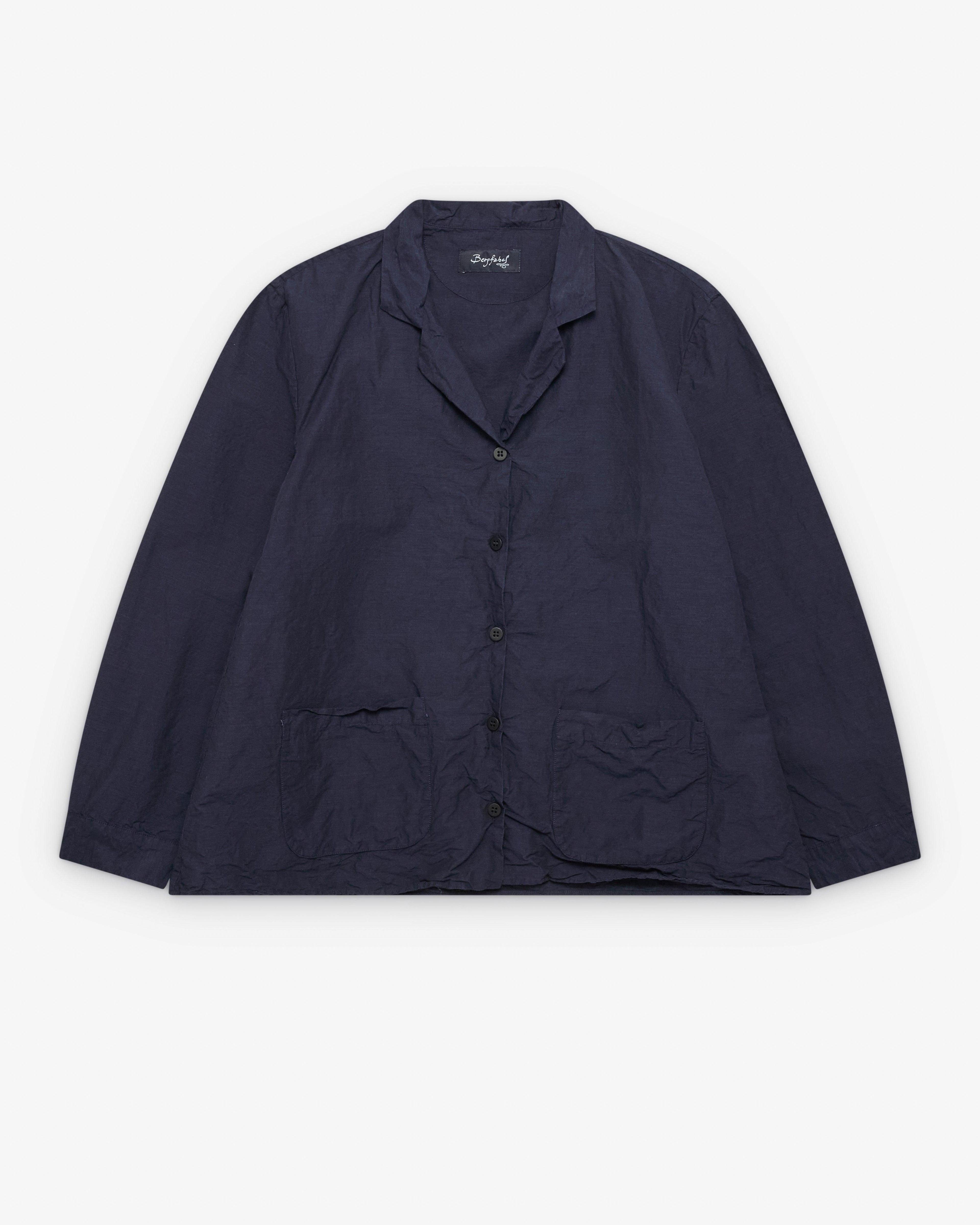 BERGFABEL - Women's Jenny Shirt - (Navy) by BERGFABEL