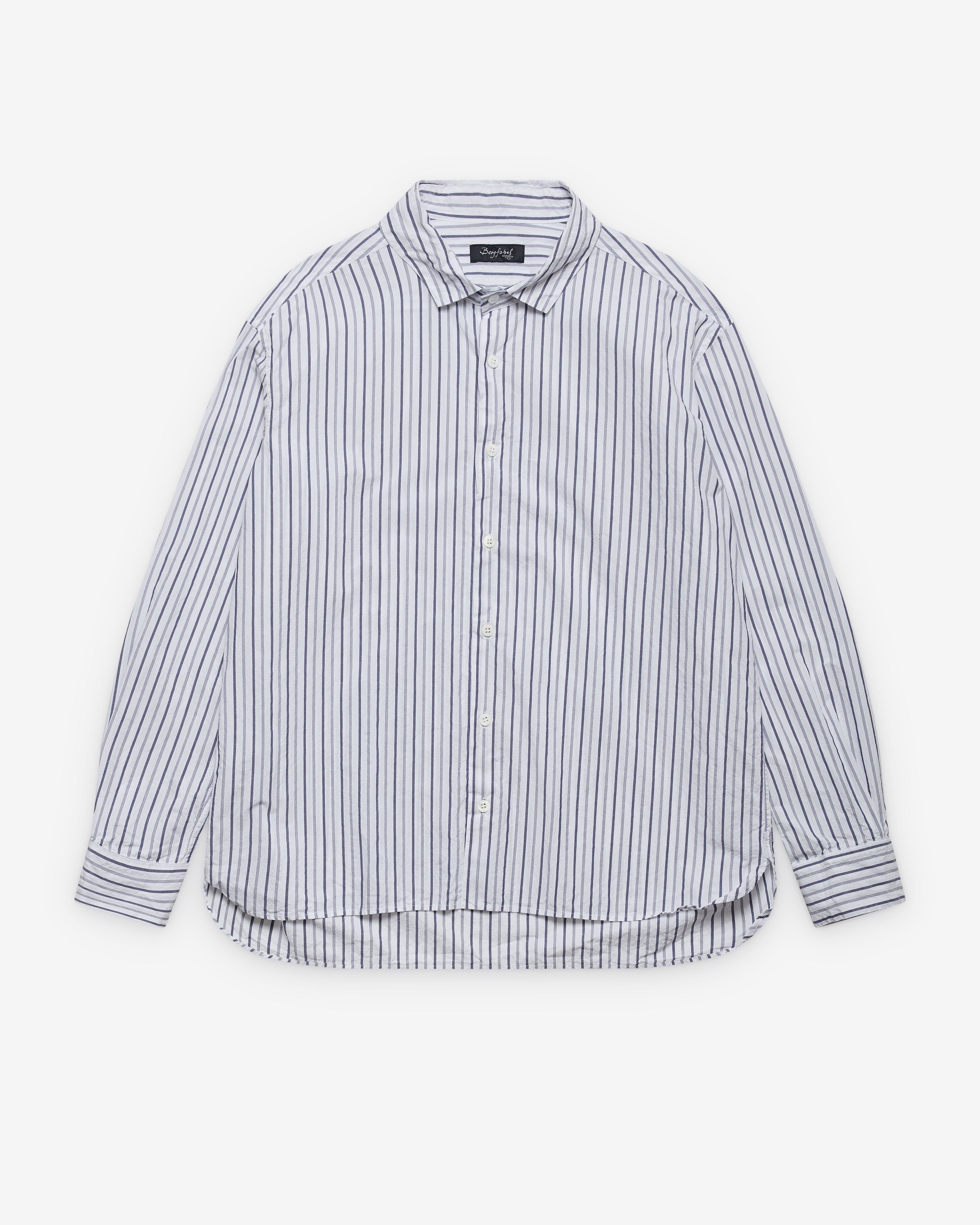Bergfabel - Men's Farmer Shirt - (Multi Stripe) by BERGFABEL