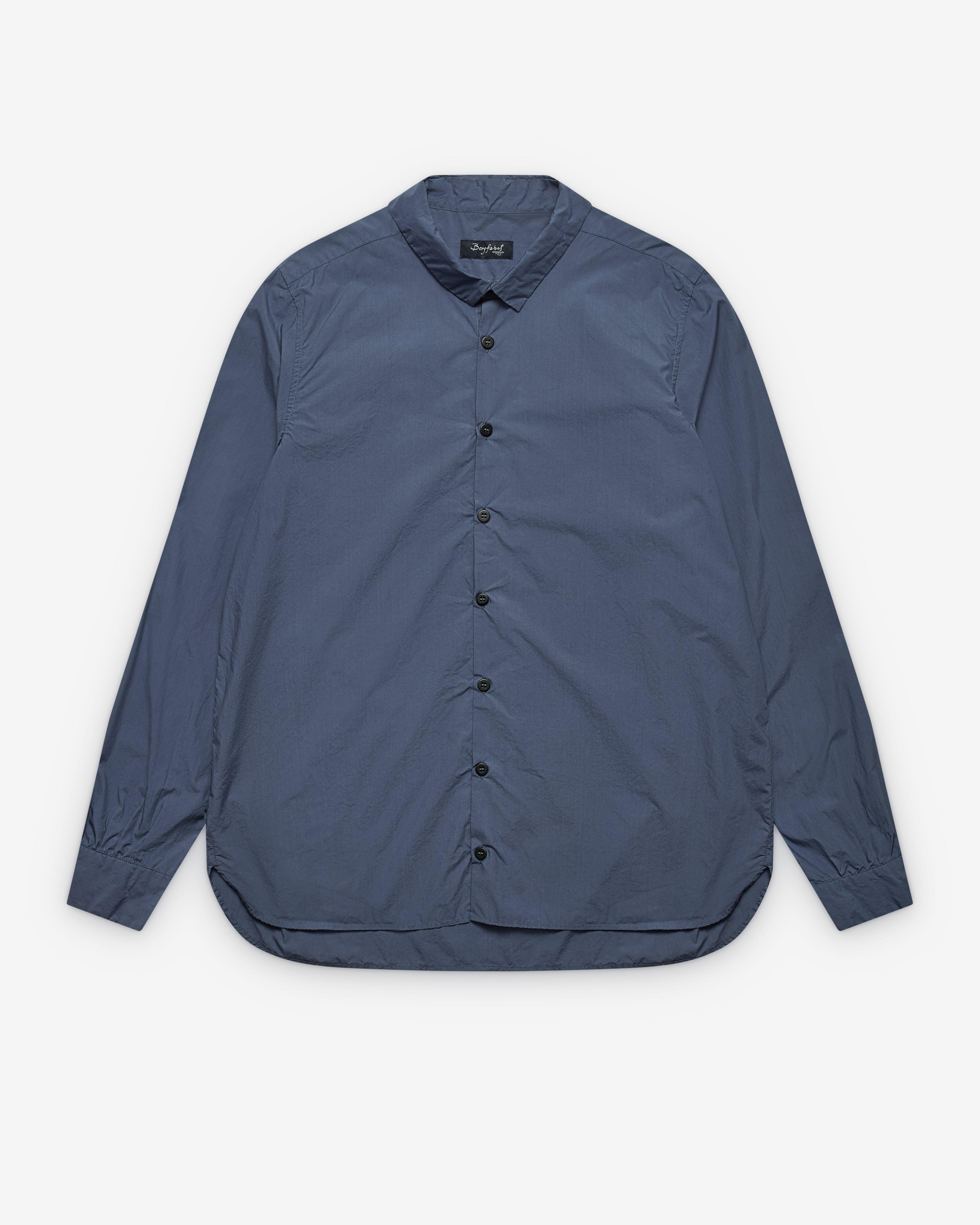 Bergfabel - Men's Loose Tyrol Shirt - (Blue) by BERGFABEL