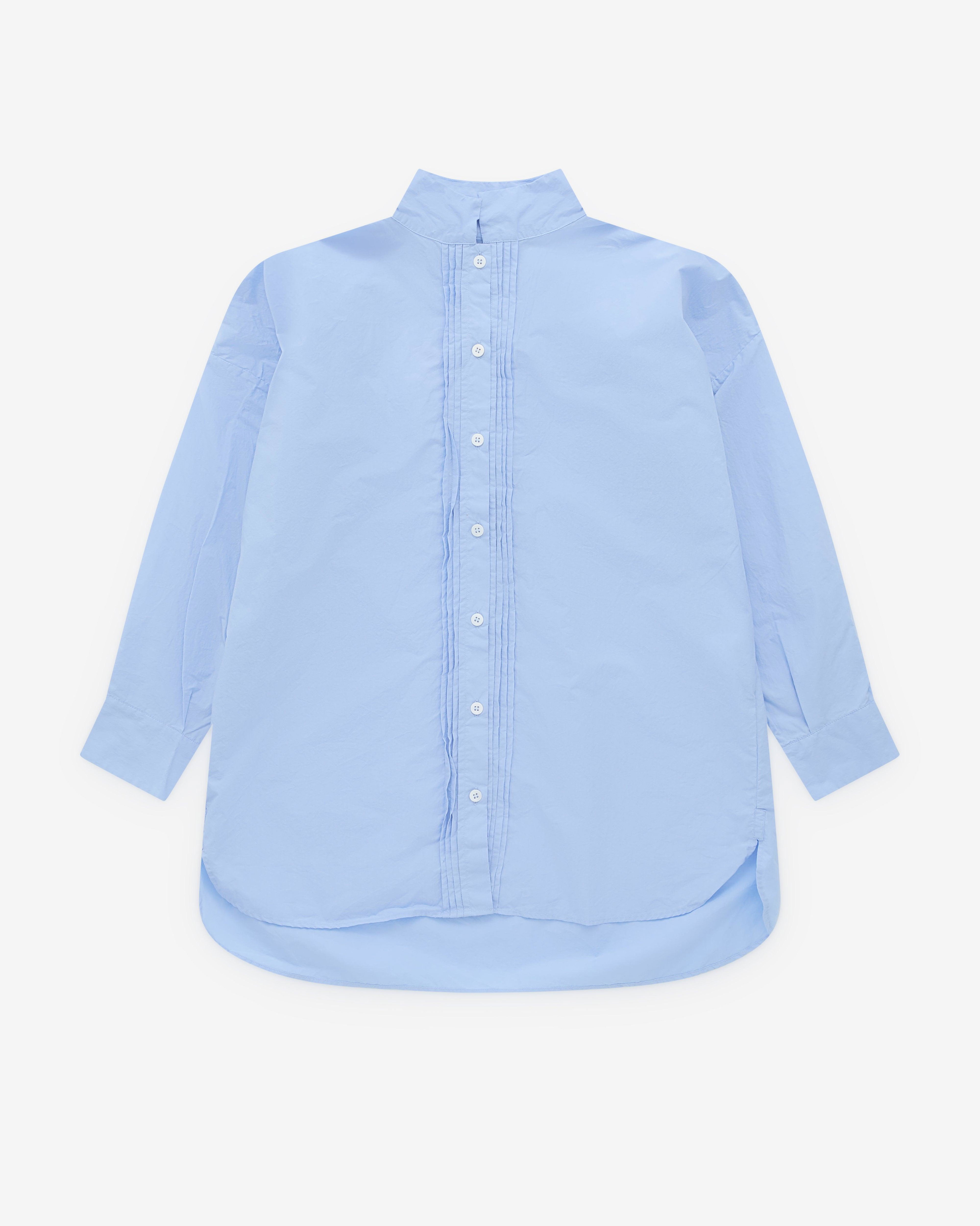 Bergfabel - Women’s Claudia Long Shirt - (Powder Blue) by BERGFABEL