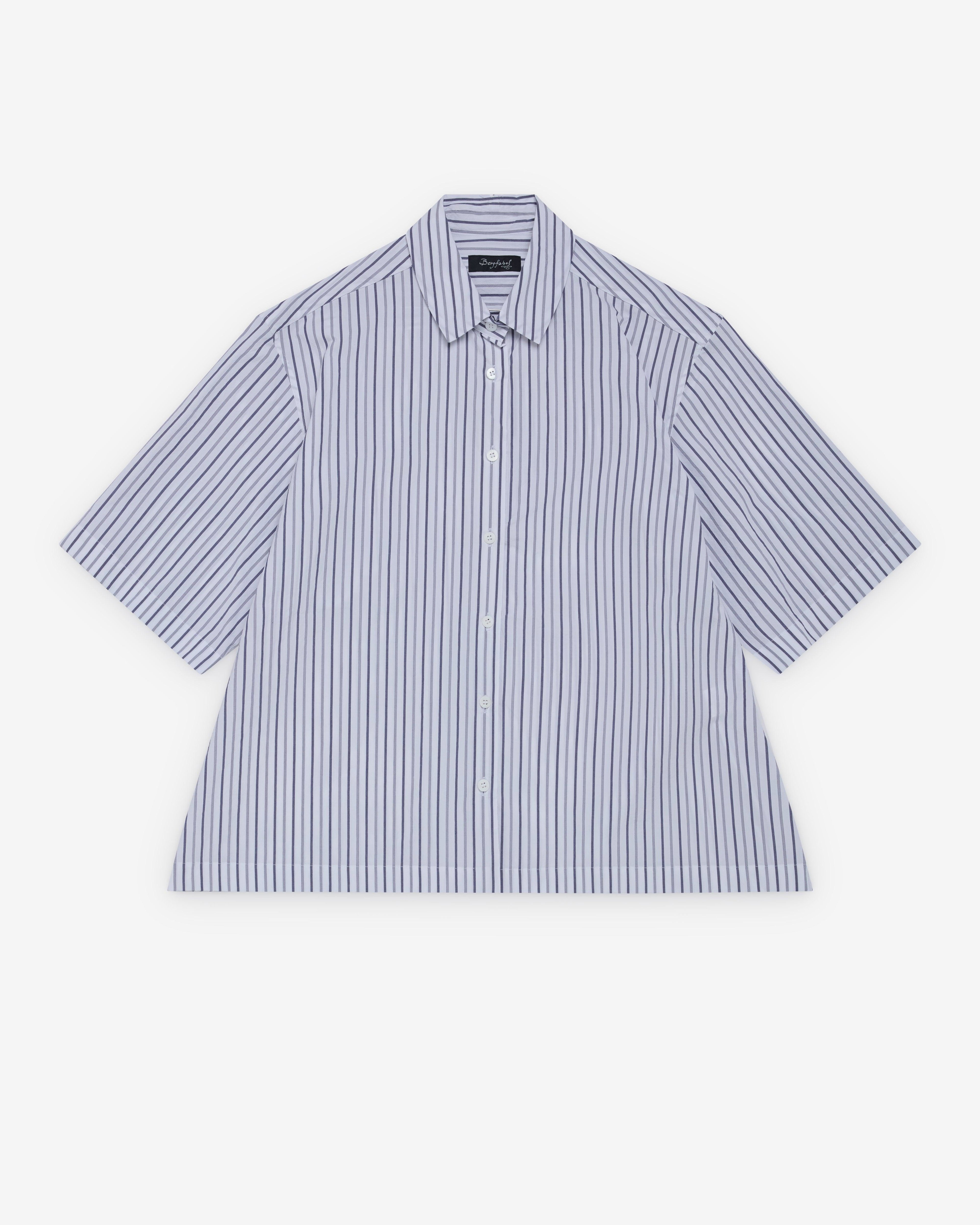 Bergfabel  - Women's Ella Shirt - (Multi Stripe) by BERGFABEL