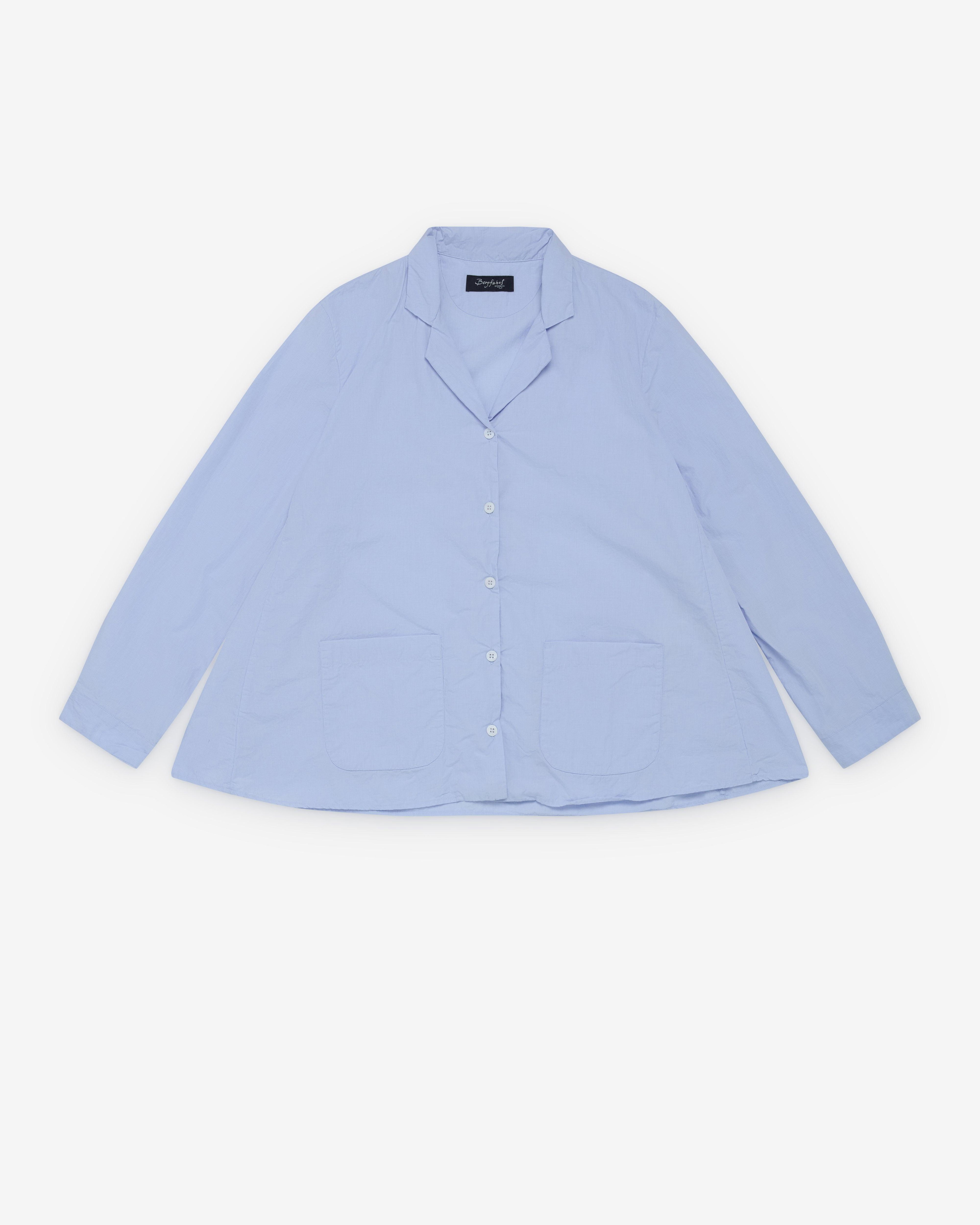 Bergfabel  - Women's Jenny Shirt - (Sax Blue) by BERGFABEL