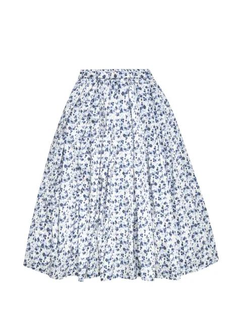 Matilde floral midi skirt by BERGFABEL