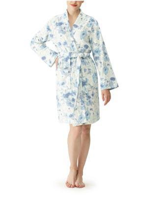 Women's Floral Velvetloft Kimono Robe by BERKSHIRE