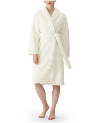 Women's Shawl Collar Double Sided Sherpa Robe by BERKSHIRE