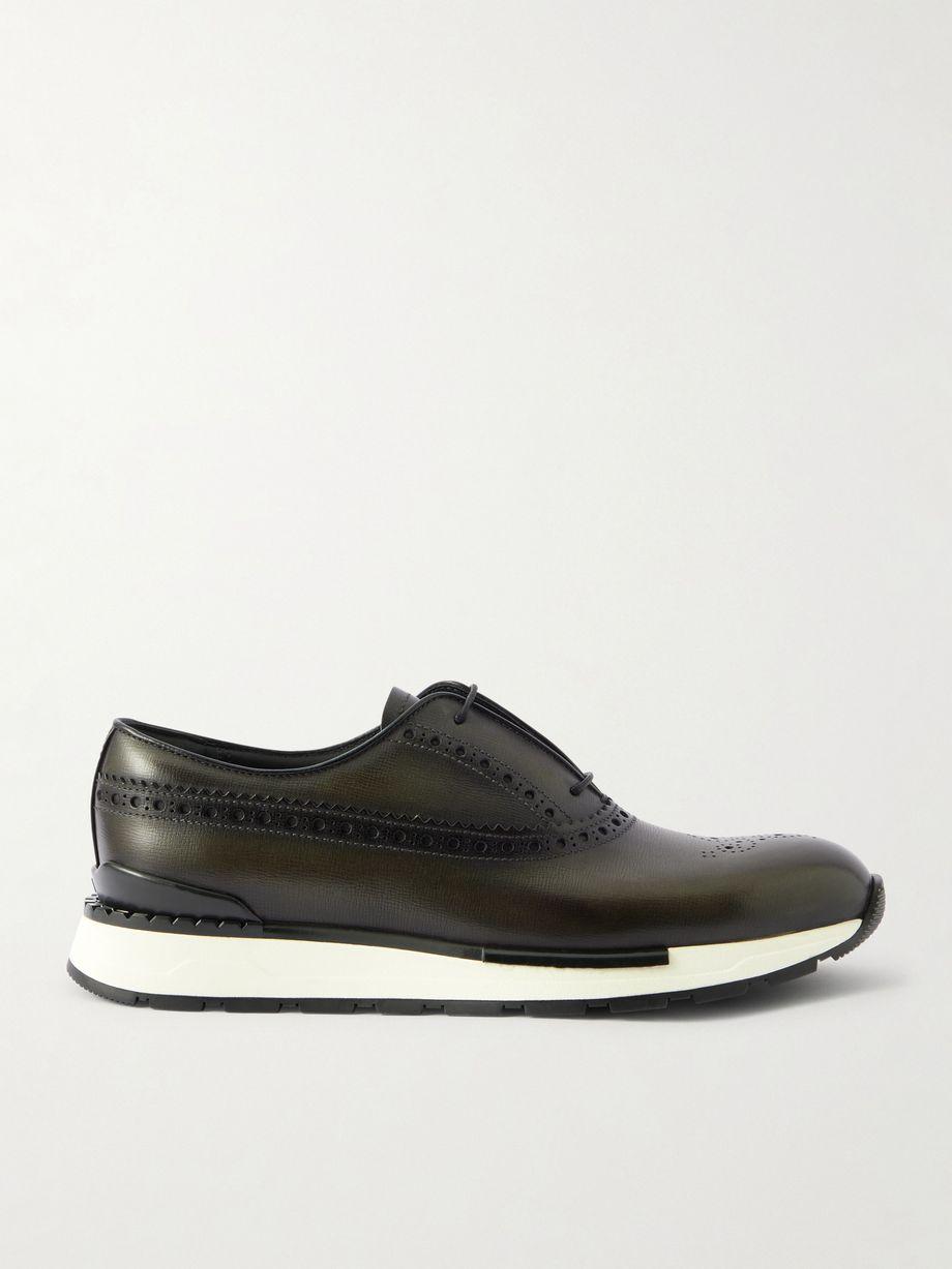 Fast Track Venezia Leather Oxford Sneakers by BERLUTI