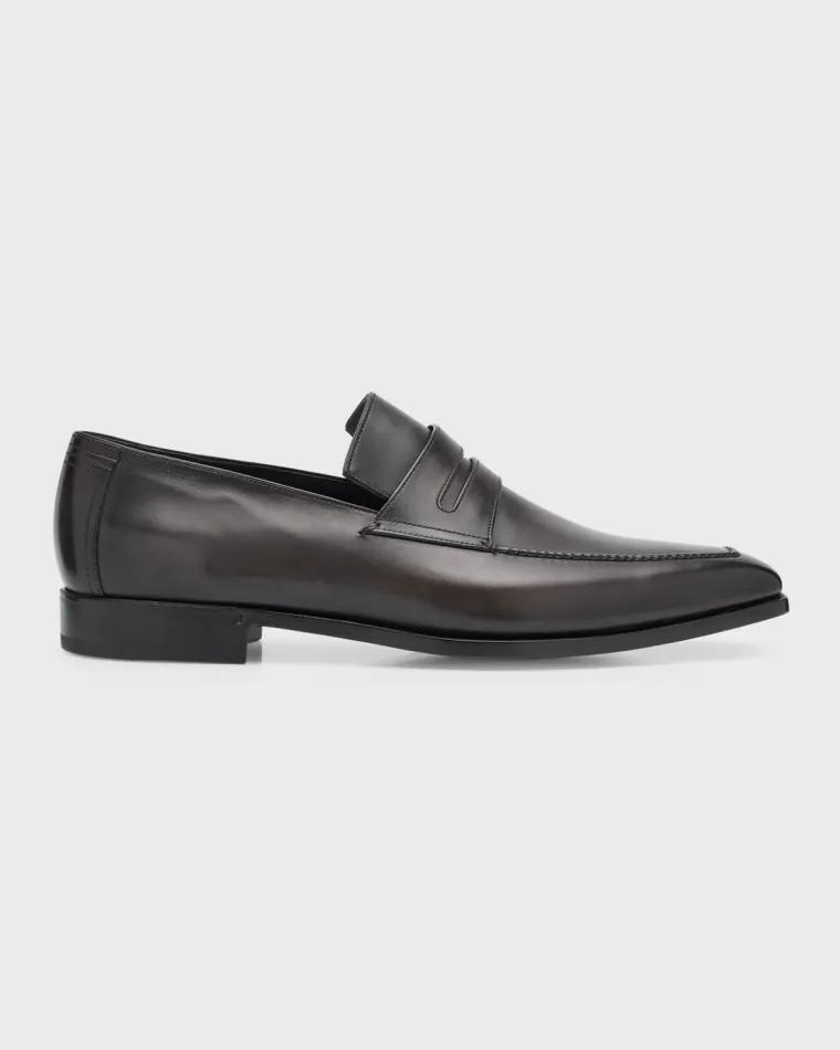 Men's Andy Demesure Leather Loafers by BERLUTI