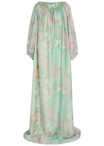 Ally floral-print woven maxi dress by BERNADETTE