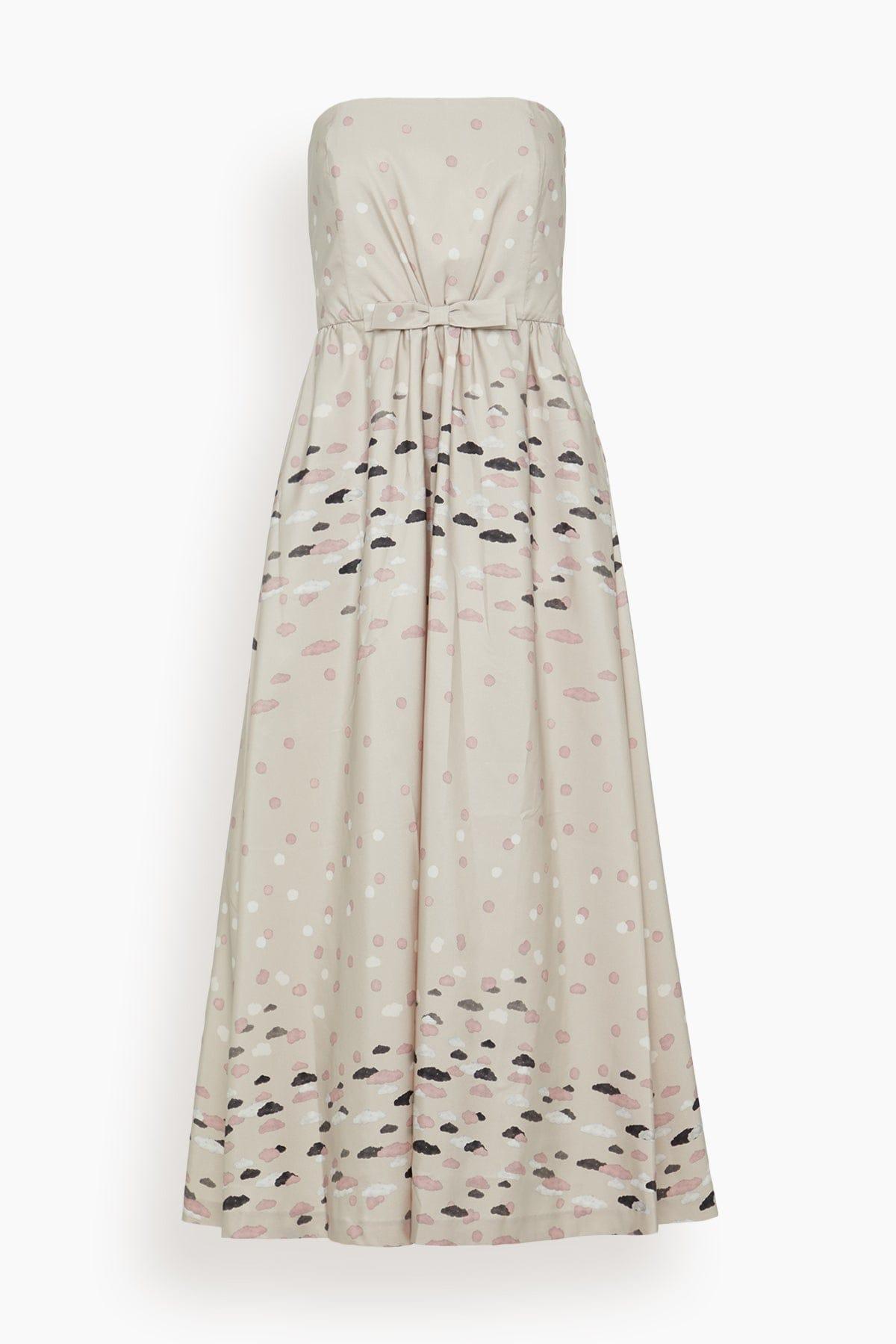 Bodette Dress in Polka Clouds by BERNADETTE