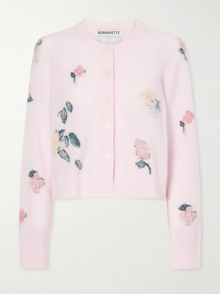 Clemence wool-blend cardigan by BERNADETTE