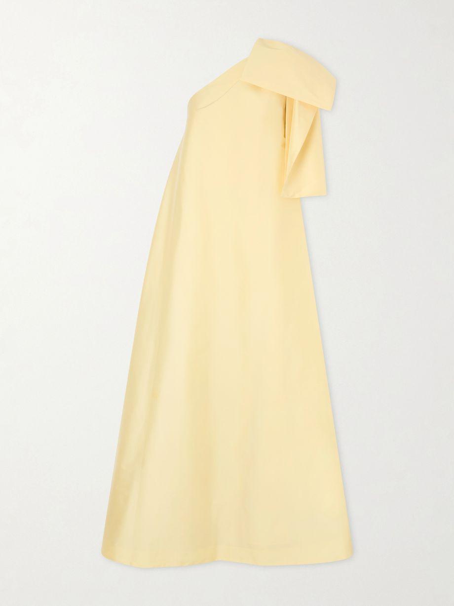 Winnette one-shoulder crepe gown by BERNADETTE Winnette one-shoulder crepe gown by BERNADETTE