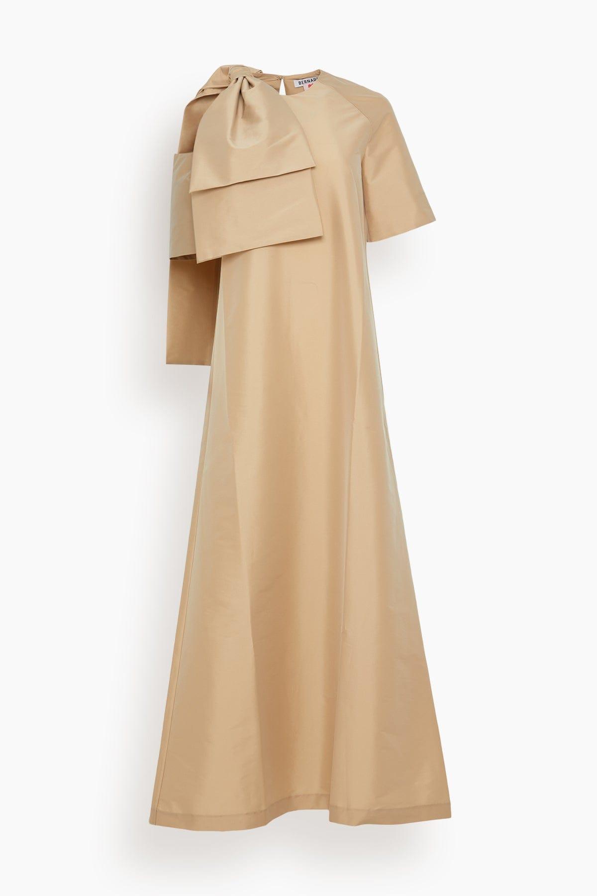 Winona Dress in Beige by BERNADETTE