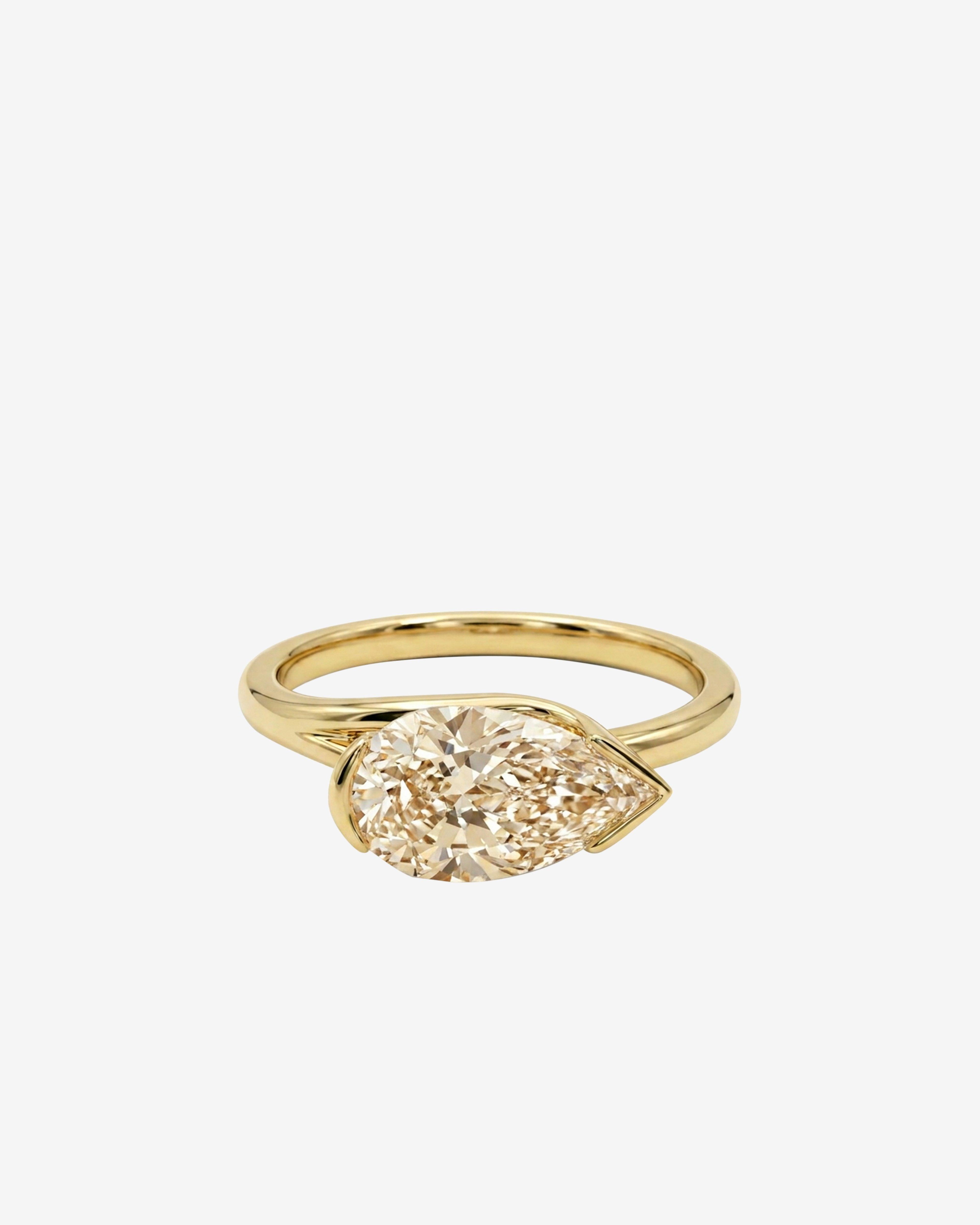 Bernard James - Mirage Desert Diamond Ring - (Yellow Gold) by BERNARD JAMES