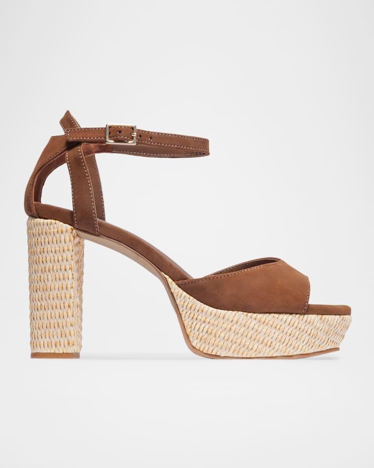 95mm Valeria Platform Sandals by BERNARDO
