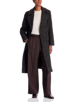 Belted Tweed Coat by BERNARDO