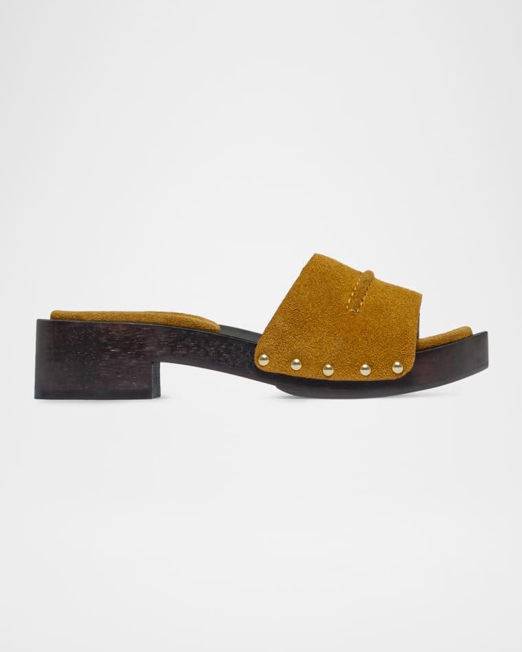 Blyde Leather Clog Mule Sandals by BERNARDO