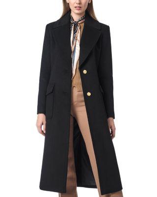 Classic tailored Wool Melton Coat by BERNARDO