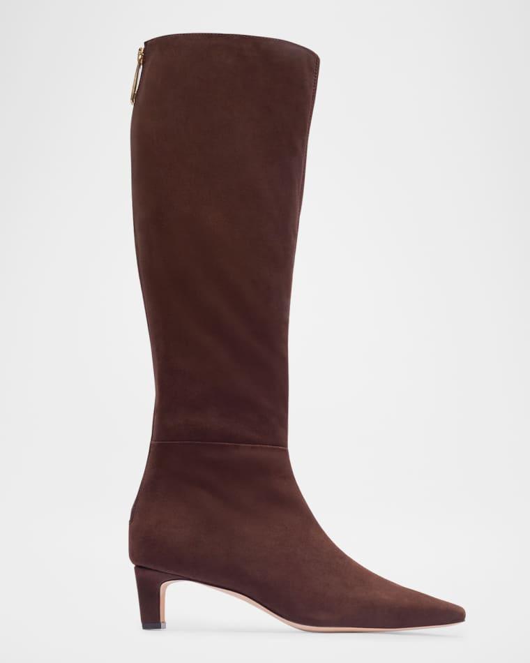 Eton Suede Knee-High Boots by BERNARDO