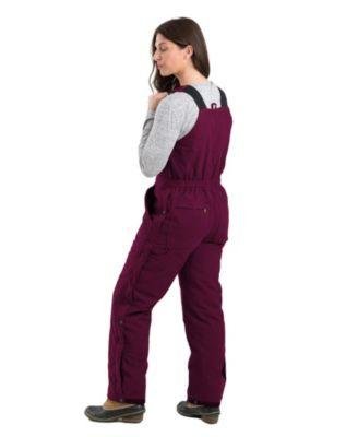 Petite Plus Softstone Duck Insulated Bib Overall by BERNE