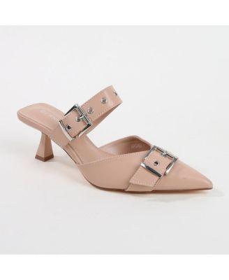 Archer Double Buckle Mule Heel by BERNESS