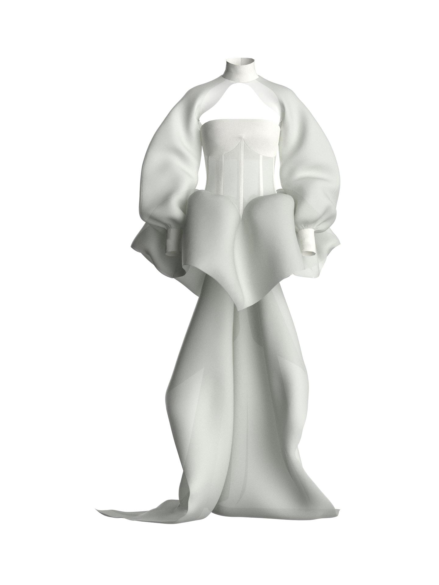 Dress midi angel by BERTA JIMÉNEZ LLANOS
