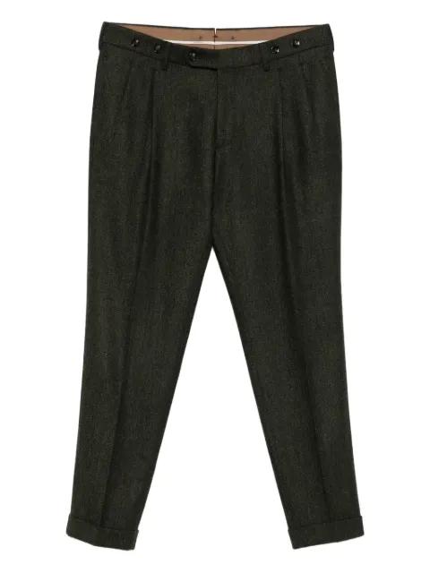 Barber pleated trousers by BERWICH