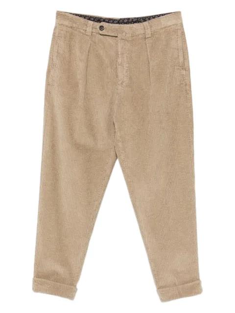 Chiaia GD pleated corduroy trousers by BERWICH