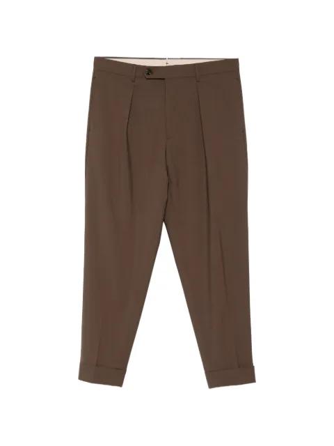 Chiaia pleated cuffed trousers by BERWICH