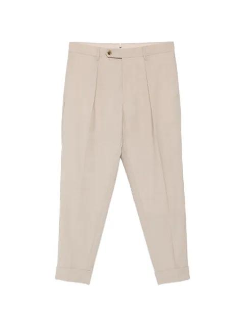 Chiaia pleated cuffed trousers by BERWICH