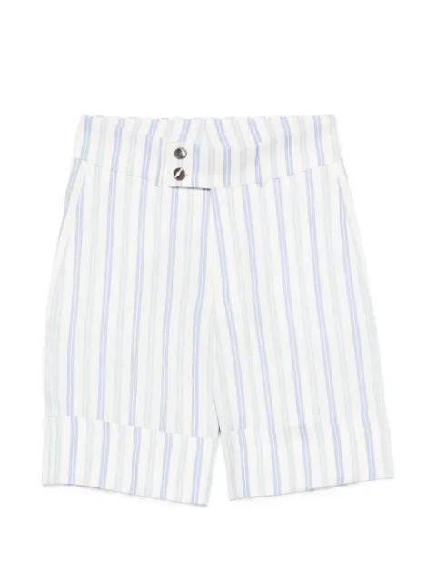 Nadine striped buttoned shorts by BERWICH