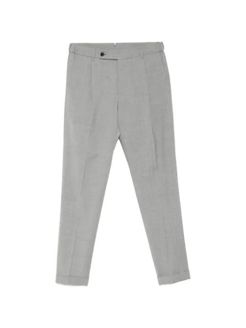 Xretrolong pleated cuffed trousers by BERWICH