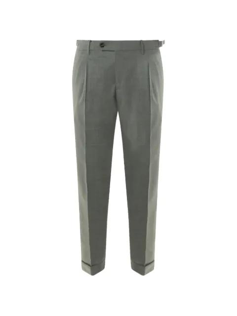 button roll-up trousers by BERWICH