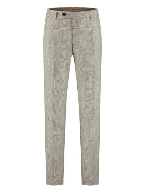 check-pattern trousers by BERWICH