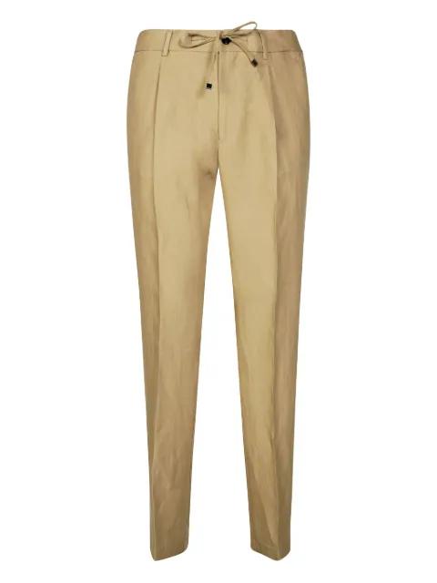 drawstring pleated trousers by BERWICH