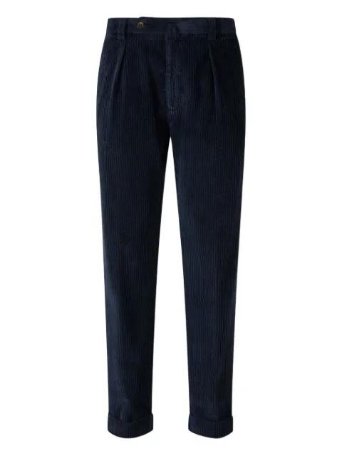 pleated corduroy trousers by BERWICH