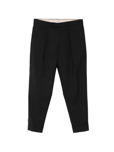 pleated cuffed trousers by BERWICH