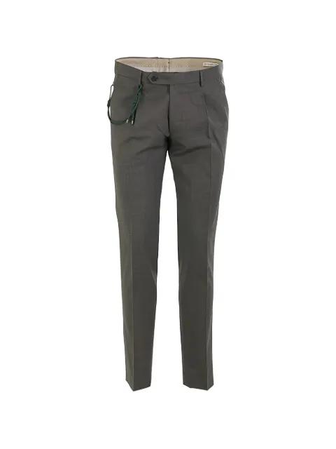 pleated-detail rope-accessory trousers by BERWICH