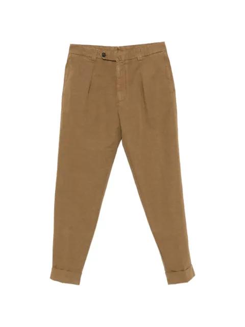 pleated-front trousers by BERWICH