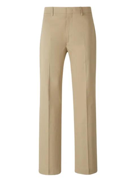 pressed-crease chinos by BERWICH