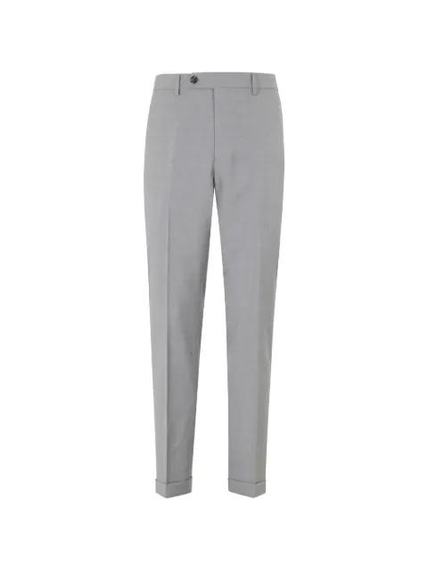 pressed-crease turned-up trousers by BERWICH