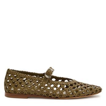 MARY JANE WOVEN LEATHER by BERYL
