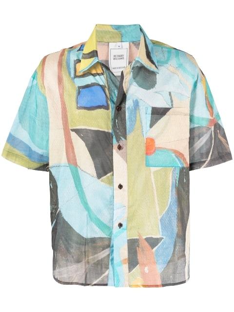 Sociale bowling shirt by BETHANY WILLIAMS